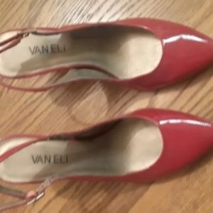 Vaneli, size 6, slingback heels. 3 for $20.